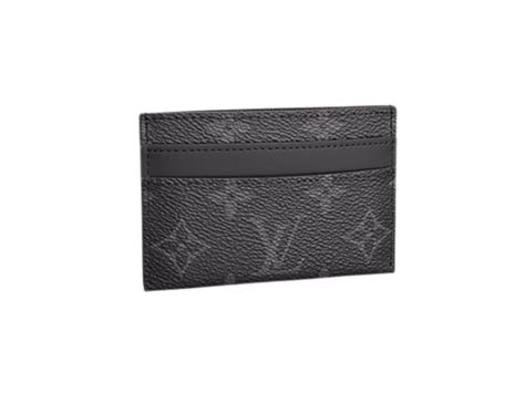 lv m62170|Double Card Holder Monogram Eclipse .